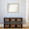 Amanti Art Non-Beveled Wood Wall Mirror, Romano Silver Narrow Frame